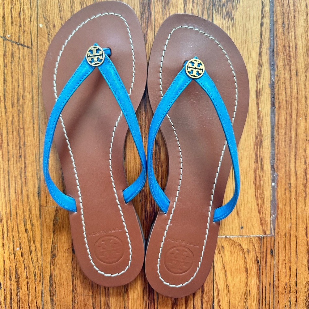 Tory Burch leather flip flop